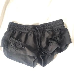 Rip Curl Black Eyelet Shorts